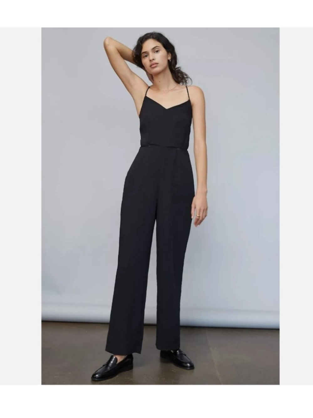 Anthropologie Maeve Magdalena V Neck Jumpsuit Size 6